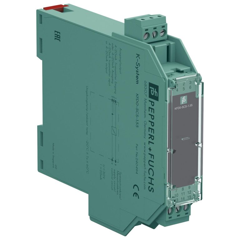 KFD0-SCS-1.55 KFD0-SCS-1.55 型 1 通道智能电流驱动器/中继器