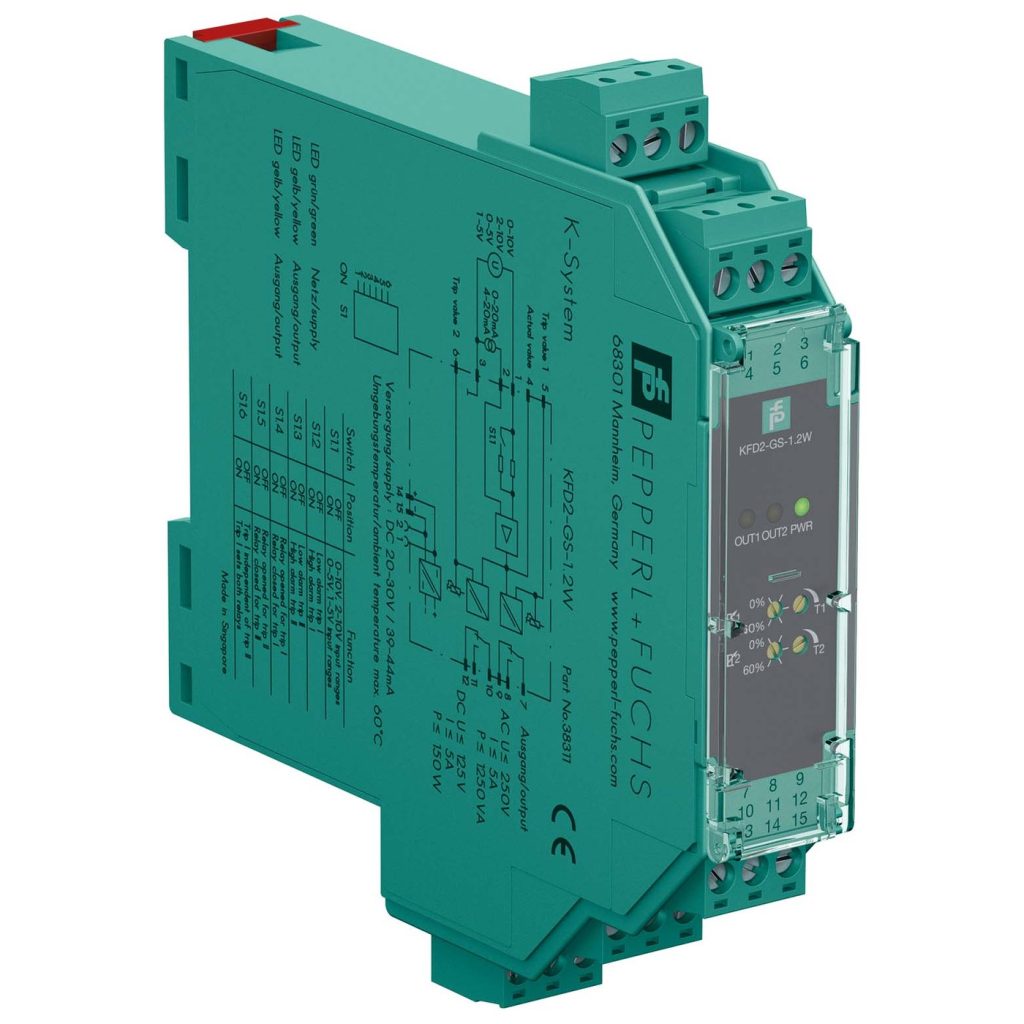 KFD2-GS-1.2W 型 1 通道电流/电压阈值输出