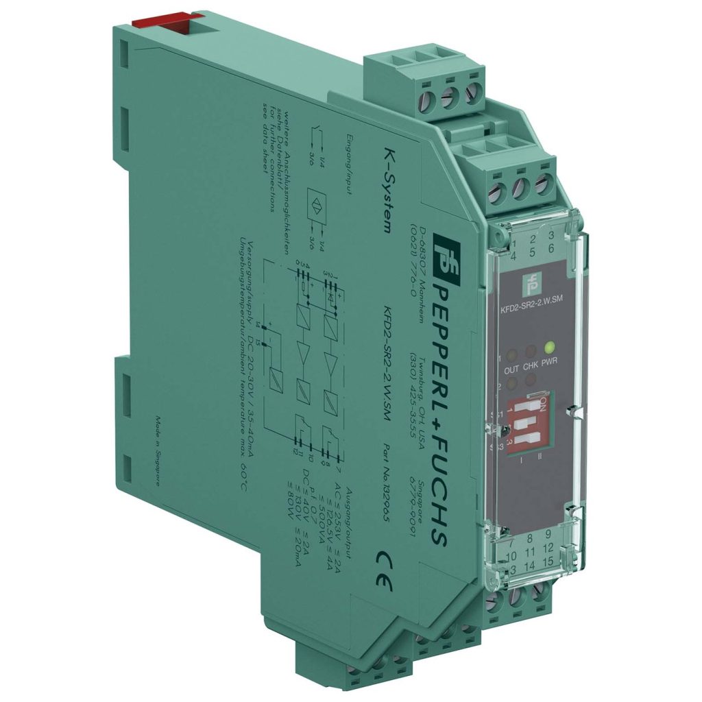 KFD2-SR2-2.W.SM 型 2 通道静止与旋转方向监控器