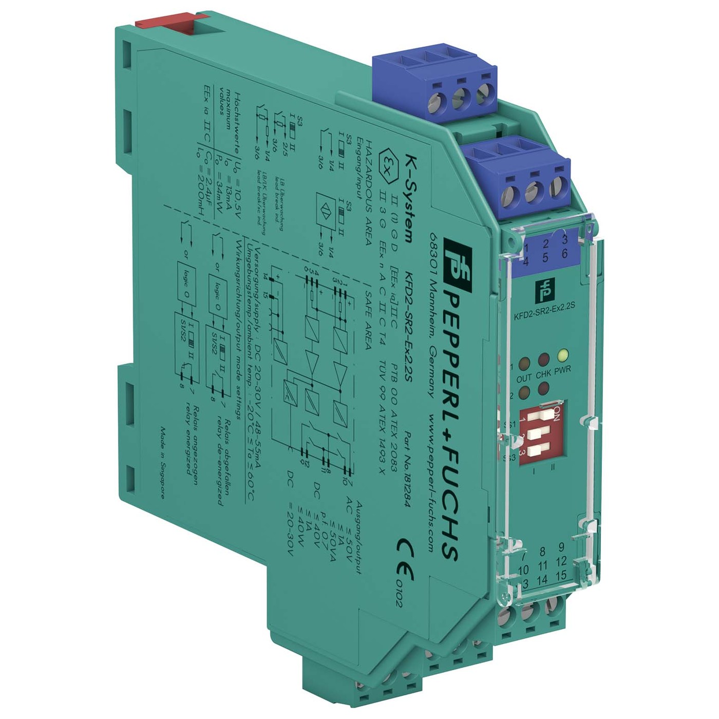 KFD2-SR2-Ex2.2S 型开关放大器（双通道）