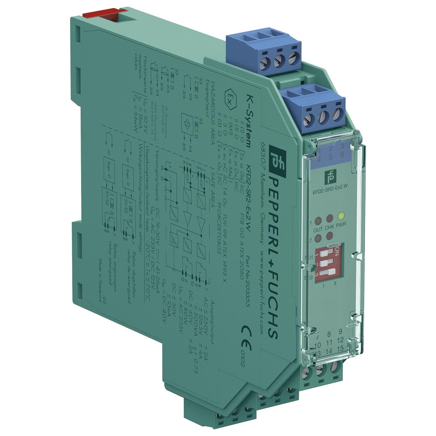 KFD2-SR2-Ex2.W 型开关放大器（双通道）
