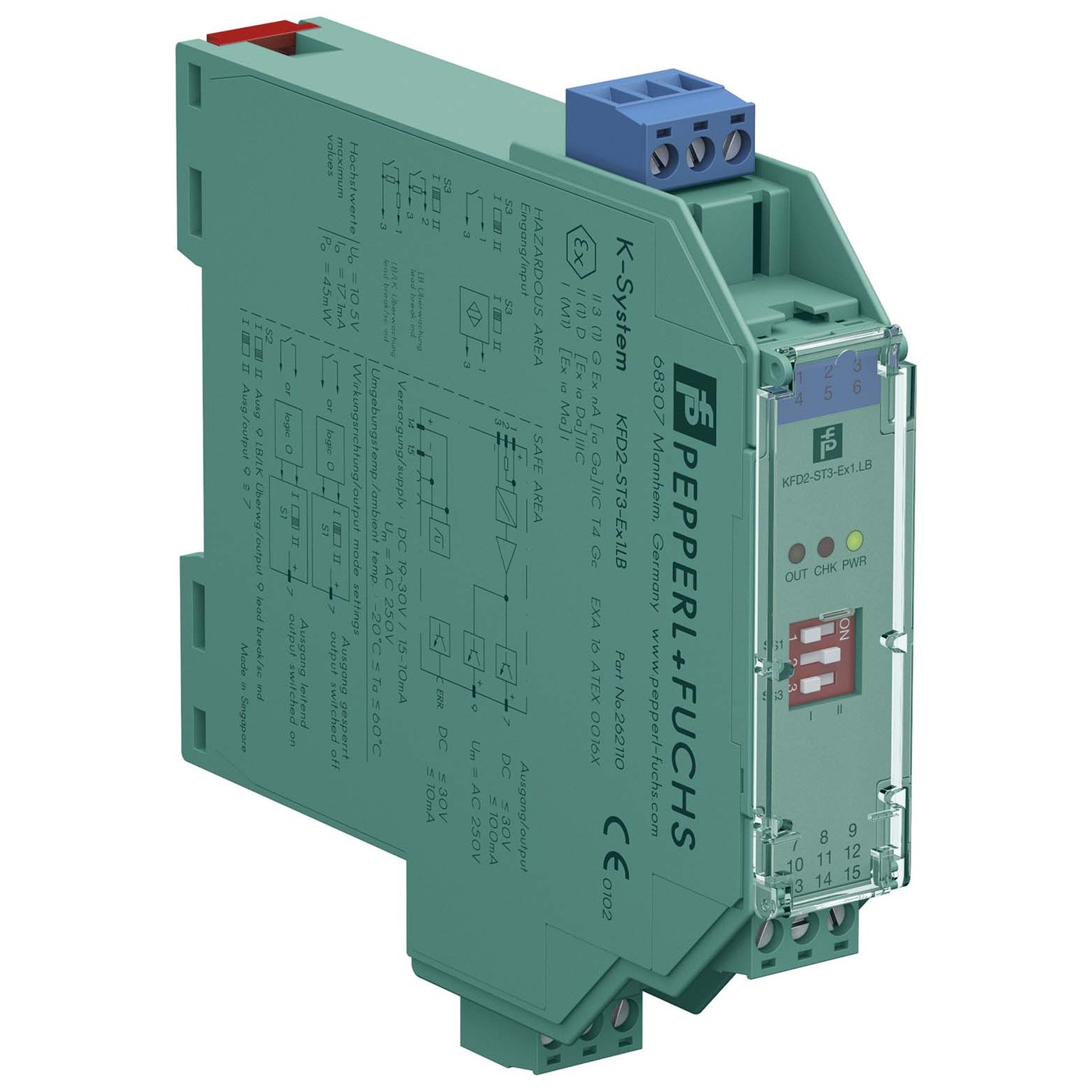 KFD2-ST3-Ex1.LB 型开关放大器（单通道）